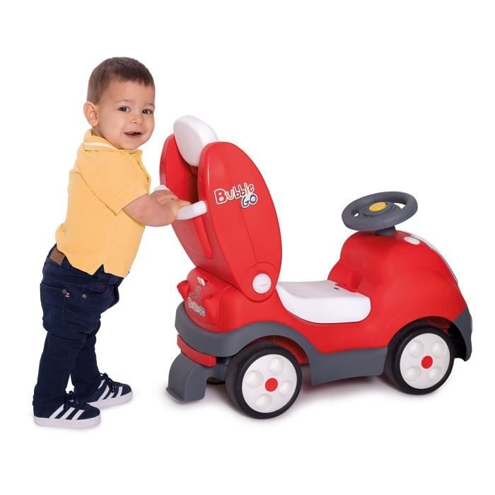 Porteur enfant evolutif 2 en 1 bubble go - bleu Smoby : King Jouet,  Porteurs & Jouets à bascules Smoby - Jeux d'éveil