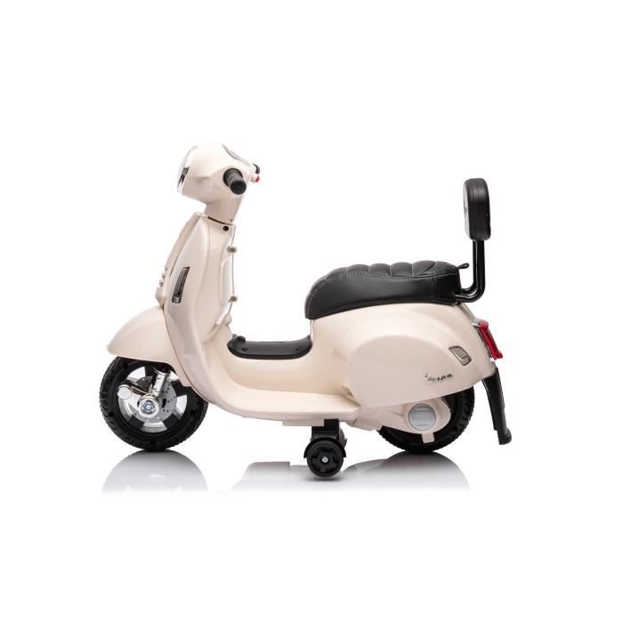 Moto Électrique Pour Enfants scooter piaggio Vespa Sprint 12V Lumières LED  Sons
