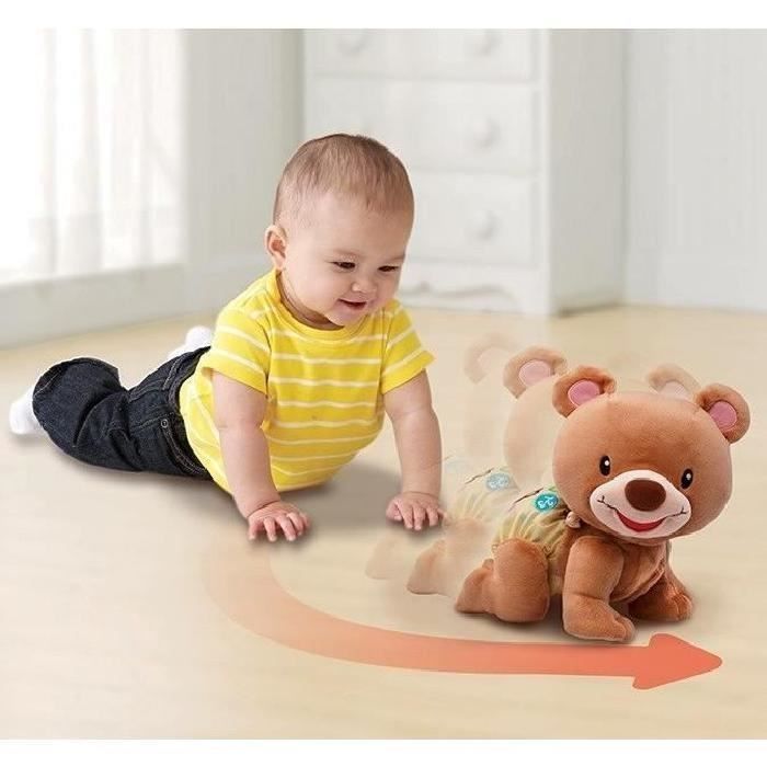 VTECH BABY Ourson 1 2 3 Suis Moi Brun Cdiscount Jeux Jouets