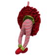 1pc elf jambe conception pendentif arbre de Noël décor de la maison de couleur serviette de bain - drap de bain linge de toilette-3