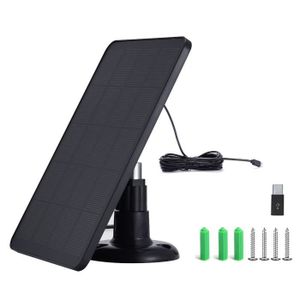Panneau Solaire 5V 10W IP65 – étanche, Pour Arlo Ultra/Pro 5S/4/3, Blanc