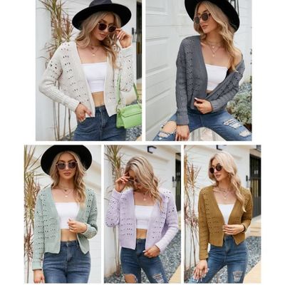 Pull Femme Tricot Dégradé De Couleur - Manches Longues, Coupe Ample - Doux Et Confortable - Style Décontracté Hiver - 5