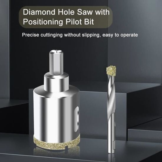 Wolfcraft Scie cloche à diamant Ceramic 68 mm 8911000 - Cdiscount Bricolage