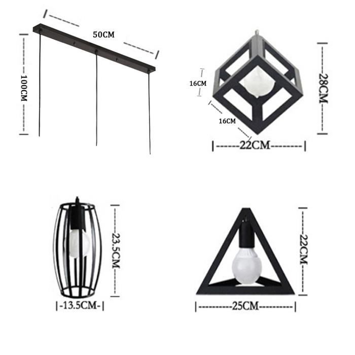Lustre A 3 Lumières Fer Forgé Modèle Paris Avec Chaîne à