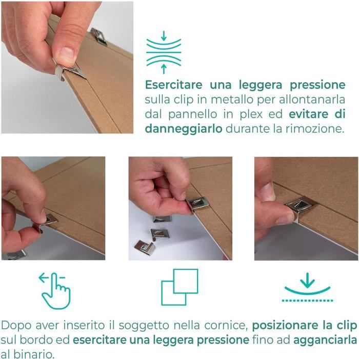 Cadre Photo WeSTOCK - Verre CRILEX Incassable - MDF 2,5mm - Fabriqué En Italie - 10x15 Cm