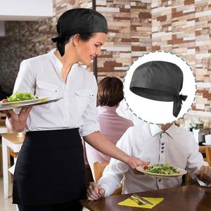 Lot De 10 Toques De Chef En Papier Hauteur 26,5 Cm - Taille Réglable Pour Hygiène Cuisine