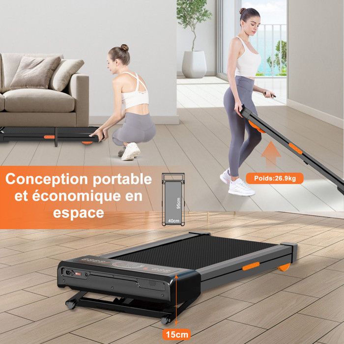 Tapis de course - Tapis de course - Tapis de fitness (3,94 x 3,94 x 0,79 pouces) - Coussin d'isolation acoustique antidérapant - Accessoire de gymnastique pour la maison Protégez les sols