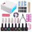 Kit Vernis Semi Permanent 36 W Lampe Uv 5pcs Vernis Topcoat