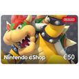 Carte cadeau numérique de 50€ à utiliser sur le Nintendo eShop-0