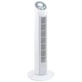 DAKOTA - Ventilateur colonne H74cm 50W blanc oscillant-0