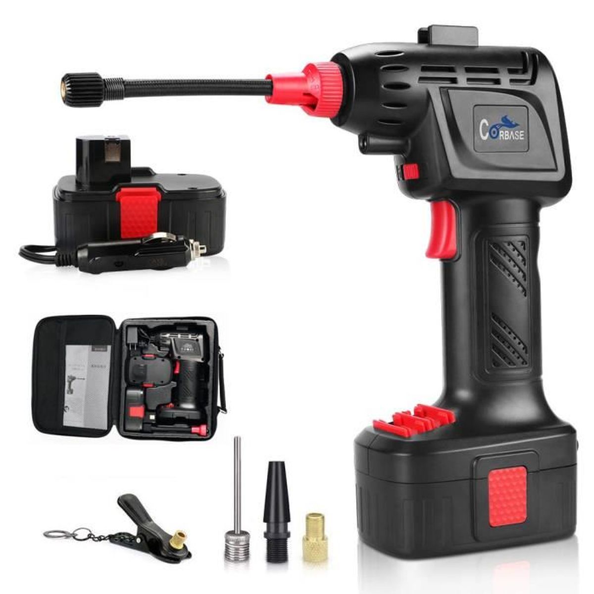 STARLYF Compresseur D'air Portable, Gonfleur De Roues Sans