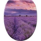 SANILO Abattant WC avec frein de chute et libération rapide Lavande - Montage facile par le haut