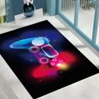 Tapis - YSTP - 100x150 cm - Antidérapant - 3D Gamepad - Noir