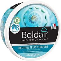 BOLDAIR - Gel destructeur d'odeur Grand Large - Neutralise les odeurs - parfume- durée 8 semaines - 300g - Fabrication française