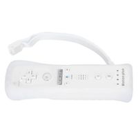 Dilwe Télécommande MotionPlus pour Wii Télécommande Vibration Sound Function Poignée de jeu Accessoires de console de jeu avec