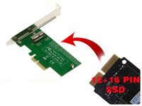 Carte  PCIe pour SSD MAC 2013 2014 2015 2016 2017 2018 en 12+16 broches (MD711 MD712 MD760 MD761 ME864 ME865 ME866 ME293 ME294 ME8