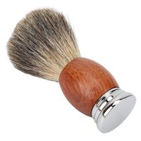 LIU-7374285650940-blaireau de rasage pour barbe Manche en bois Professionnel Portable Ergonomique Élégant Cheveux Doux Hommes Blaire
