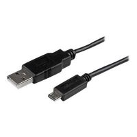 Câble de charge / sync USB A vers Micro B slim 1 m - Câble de charge / sync USB A vers Micro B slim 1 m - USBAUB1MBK