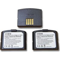 3 x Batterie de remplacement pour casque audio sans-fil Sennheiser IS410, IS410TV, RI410, RS4200, RS4200 TV, RS4200TV,SET 830 - R…