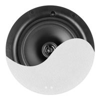 Power Dynamics NCSS6B low profile plafondspeaker 6.5'' - 30 watt - Zwart