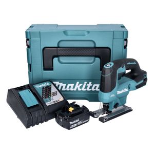 SCIE STATIONNAIRE Makita DJV184RG1J Scie sauteuse sans fil 18V Brushless + 1x Batterie 6,0Ah + Chargeur + Coffret Makpac