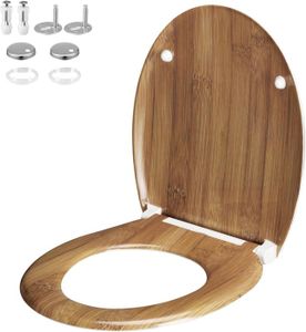 WC - TOILETTES Bambou Abattant WC universel thermodurcissable fre