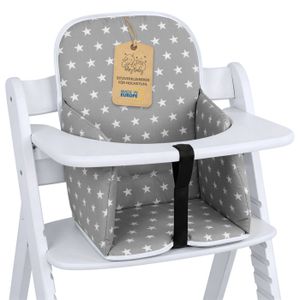 Aveanit Housse De Rechange Chaise Haute Peg Perego Prima Pappa Zero 3 - Grise, 100% Coton, Lavable