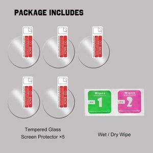 subtel® Protection pour Garmin Fenix 6X / Fenix 6X Pro / Fenix 6X Pro Solar  - 51mm - coque couleur Transparent anti rayure pour la monture de votre