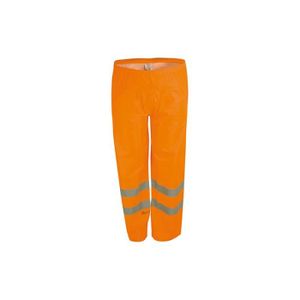 PANTALON DE SPORT Pantalon de pluie haute visibilité RHO - Orange - 