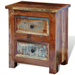 Chevet Bois Recycle Achat Vente Pas Cher