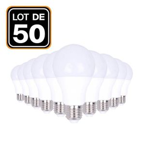 AMPOULE - LED Lot 50 Ampoules LED E27 20W 4500K Blanc Neutre Hau