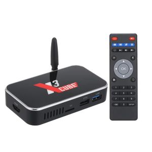 CLÔTURE - GRILLAGE X3 CUBE Android 9.0 TV Box S905X3 Chipset 64 bits 