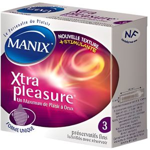PRÉSERVATIF Manix Xtra Pleasure 3 préservatifs