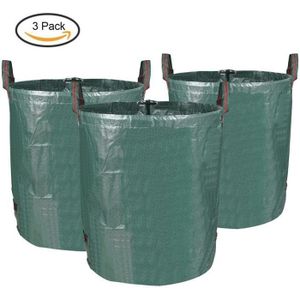 5pk grand heavy duty décombres sacs pack tissé sacs jardin poubelle déchets ordures 
