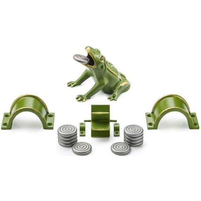 flyde pris Pasture Jeu de la grenouille "complet" acier inoxydable, (ou jeu de tonneau): 1  grenouille, 2 ponts, 1 moulin , 2 fixations et 10 palets - Cdiscount Jeux -  Jouets