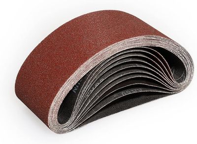 Bandes Abrasives Pour Ponceuses Lot De 5 Rubans Abrasifs 100 X 910 En Grain 80 Ponceuses à Bande Abrasive Grain 80