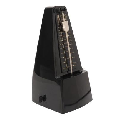 Métronome Mécanique Transparent - Plage 40-208 Bpm - Pour Piano, Guitare, Violon - Sans Pile - Précision Classique