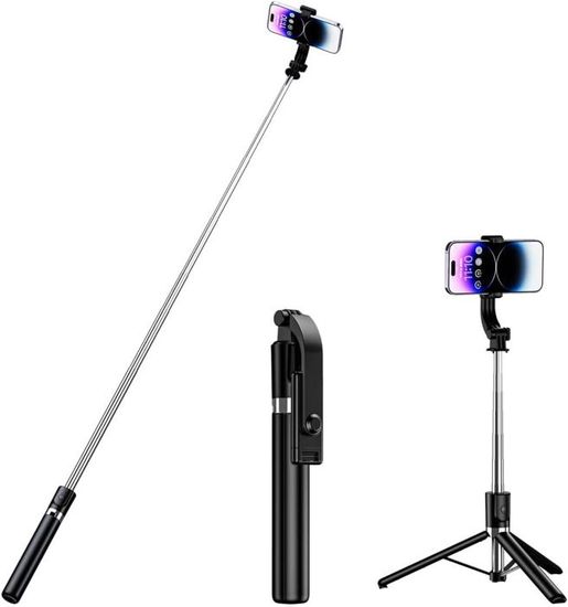 NEEWER Perche à Selfie Trépied Pour IPhone, Léger Et Pliable à 360 ° Avec Support De Téléphone Portable, Griffe Froide Pour Enregistrement Vidéo, Streaming Vlog, Déclencheur à Distance Et Chiffon De