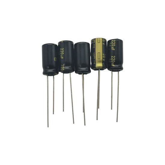 Lot De 5 Condensateurs 226nF 0.226µF 63v 1% – CKM111A, Axial Polycarbonate Métallisé