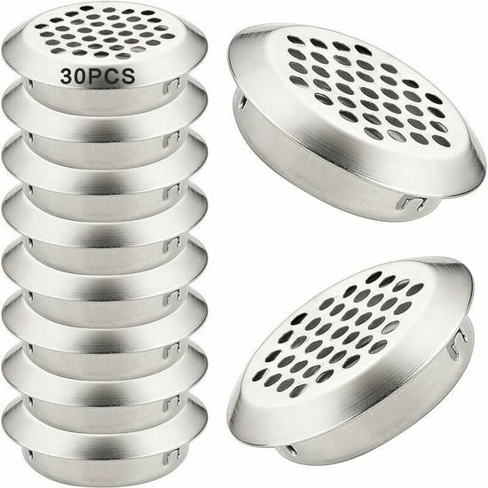 Grilles De Protection Pour Ventilateur 120 Mm - Lot De 4 Grilles Métalliques Anti-Poussière Et Sécurité