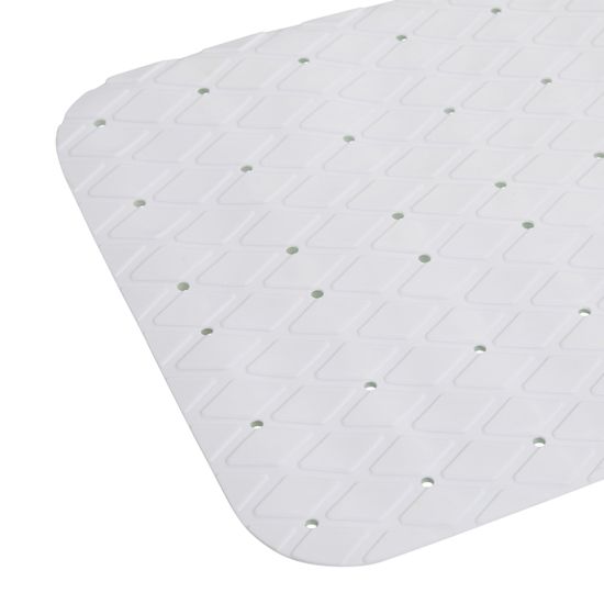 Symple Stuff Tapis De Baignoire En Caoutchouc Antidérapant, 31 X 14 Po Tapis De Bain Avec Ventouses Et Trous De Drainage Bleu Clair C112009860 Symple Stuff Tapis De Baignoire En Caoutchouc Antidérapant, 31 X 14 Po Tapis De Bain Avec Ventouses Et Trous De Drainage Bleu Clair C112009860