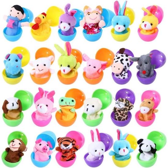 Set De 10 Marionnettes à Doigts Animaux En Velours – Jouet éducatif Pour Bébé, Développement Créatif, Histoires Et Jeux D’imitation Dès 1 An