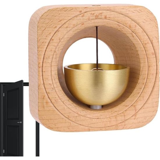 Sonnette de commerçant en Bois pour Ouverture de Porte | Anneau de ...