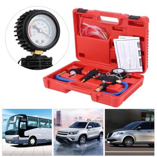 Kit Purge Et Remplissage Système Refroidissement 14 Pièces - Test De Fuite Et Contrôle Moteur