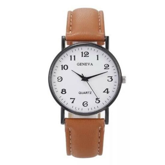 Montre geneva quartz 2025 homme