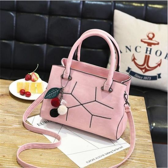 Sac femme de marque rose De Luxe Les Plus Vendu Sac Femme De Marque De Luxe En Cuir sac luxe femme cuir Sac Marque De Luxe Femme rose Cdiscount Bagagerie Maroquinerie