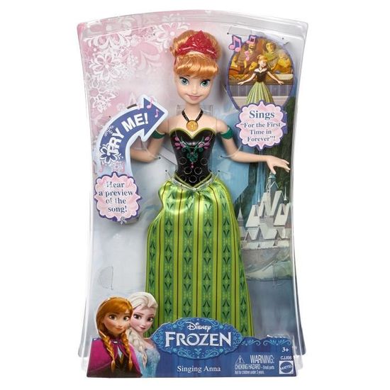 Disney Frozen Elsa Fièvre Chantant Ou Anna Anniversaire Fête Poupée Par Mattel 