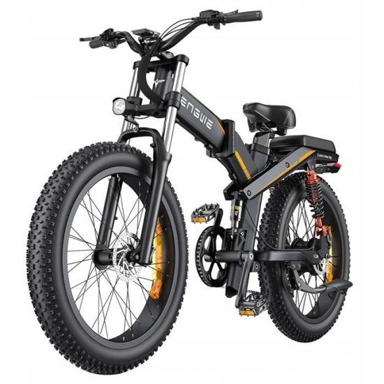 Vélo électrique pliant ENGWE X24 24*4.0 pouces 750W 48V 29.2Ah - Noir