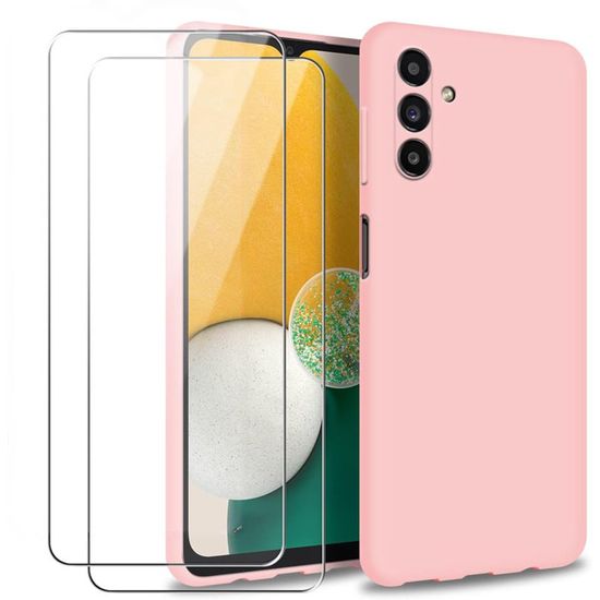 Pack Coque Silicone Rose + 2 Verres Trempés Pour Oppo A72 – Little Boutik
