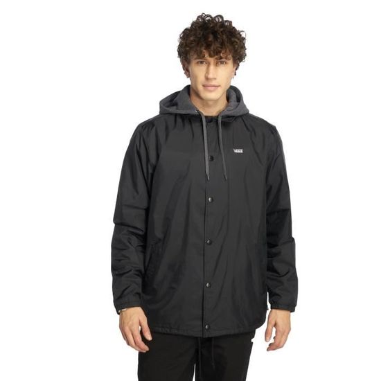Vans Homme Manteaux Vestes Veste mi saison legere Riley Noir 604245 Cdiscount Pret a Porter